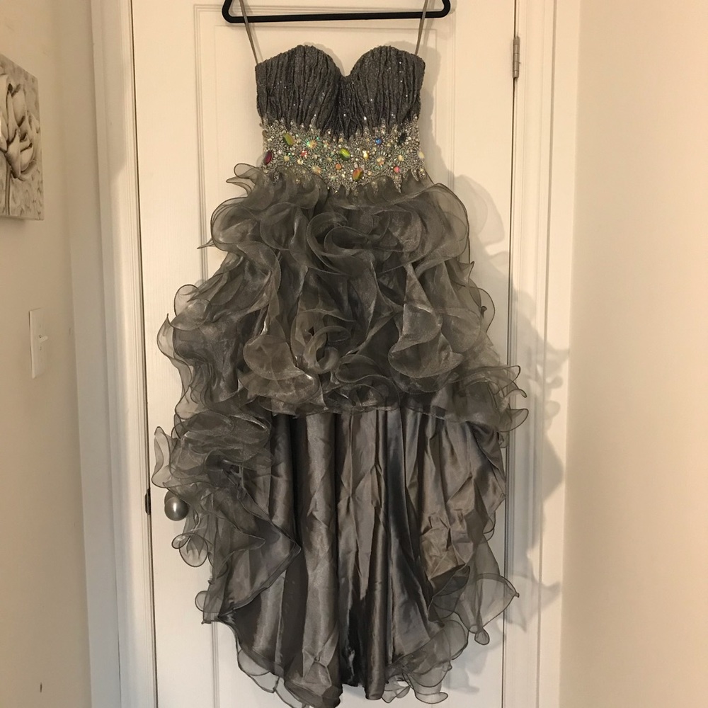 Short Front Long Back Party/Poem Dress